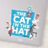 Dr. Seuss Cat In The Hat Logo Characters Sticker