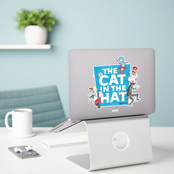 Dr. Seuss Cat In The Hat Logo Characters Sticker