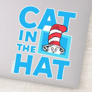 Dr. Seuss Cat In The Hat Logo Sticker