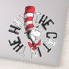 Dr. Seuss Cat In The Hat Round Art Sticker