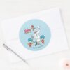 Dr. Seuss Cat In The Hat Seuss Science Classic Round Sticker
