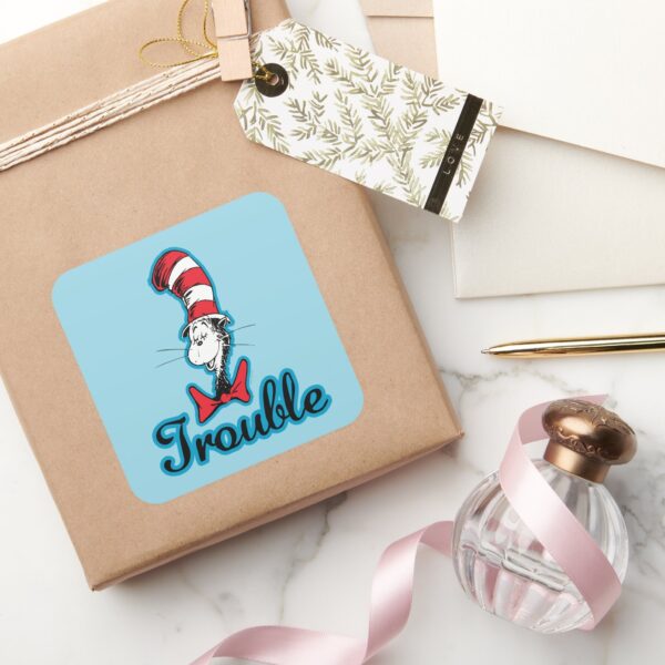Dr._Seuss___Cat_in_the_Hat_Trouble_Square_Sticker_5 Dr. Seuss Cat In The Hat Trouble Square Sticker