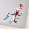 Dr. Seuss Cat In The Hat Umbrella Walk Sticker