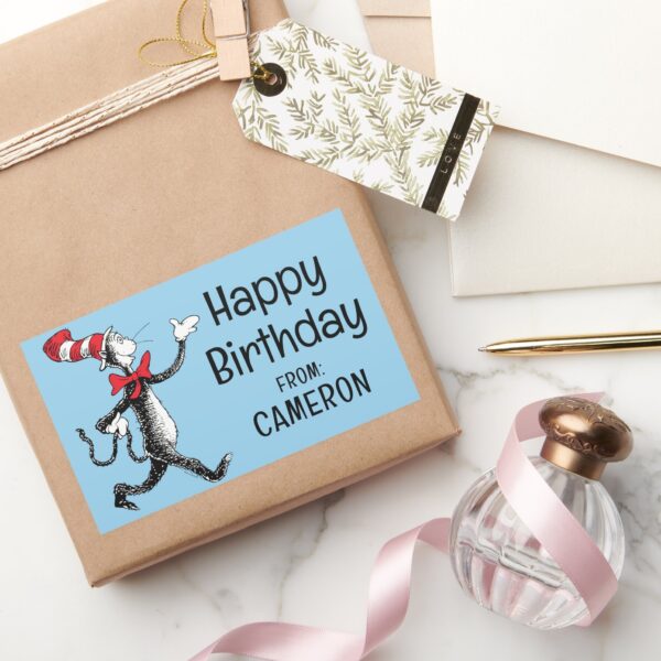 Dr._Seuss___Cat_in_the_Hat_Vintage_Logo_Rectangular_Sticker_5 Dr. Seuss Cat In The Hat Vintage Logo Rectangular Sticker