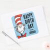 Dr._Seuss___Cat_in_the_Hat_Vintage_Logo_Square_Sticker_3 Dr. Seuss Cat In The Hat Vintage Logo Square Sticker