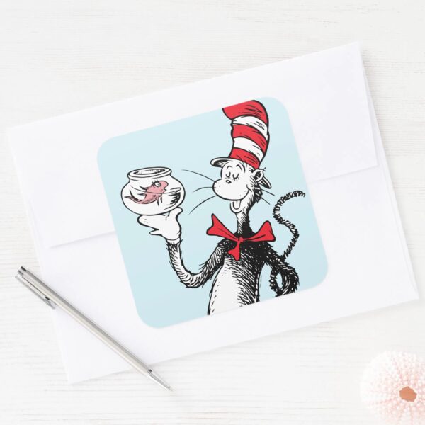Dr._Seuss___Cat_in_the_Hat_&_Krinklebine_Square_Sticker_3 Dr. Seuss Cat In The Hat Krinklebine Square Sticker