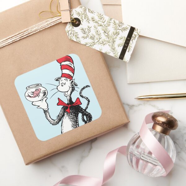 Dr._Seuss___Cat_in_the_Hat_&_Krinklebine_Square_Sticker_5 Dr. Seuss Cat In The Hat Krinklebine Square Sticker