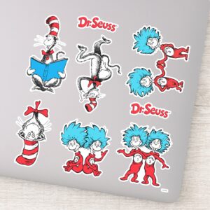 Dr. Seuss Cat In The Hat And Thing One Thing Sticker