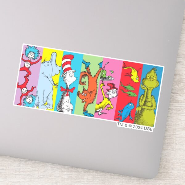Dr. Seuss Character Slice Sticker