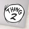 Dr. Seuss Custom Thing One Thing Two Sticker