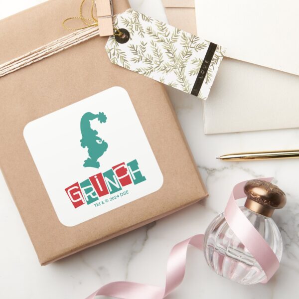 Dr._Seuss___Grinch_-_Red_&_Green_Square_Sticker_5 Dr. Seuss Grinch Red Green Square Sticker