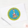 Dr._Seuss___Grinch___Christmas_Roast_Beast_Classic_Round_Sticker_3 Dr. Seuss Grinch Christmas Roast Beast Classic Round Sticker