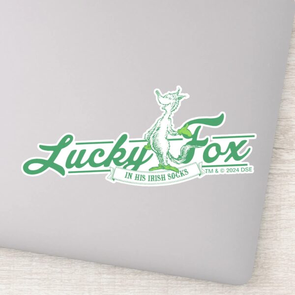 Dr._Seuss___Lucky_Fox_In_His_Irish_Socks_Sticker_1 Dr. Seuss Lucky Fox In His Irish Socks Sticker