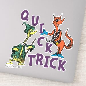 Dr. Seuss Quick Trick Halloween Graphic Sticker