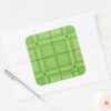 Dr._Seuss___St._Patrick's_Day_Plaid_Pattern_Square_Sticker_3 Dr. Seuss St. Patricks Day Plaid Pattern Square Sticker