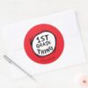 Dr._Seuss___Thing_One_Thing_Two_-_1st_Grade_Thing_Classic_Round_Sticker_3 Dr. Seuss Thing One Thing Two 1st Grade Thing Classic Round Sticker