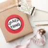 Dr._Seuss___Thing_One_Thing_Two_-_Smart_Thing_Classic_Round_Sticker_5 Dr. Seuss Thing One Thing Two Smart Thing Classic Round Sticker
