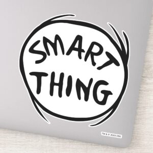 Dr. Seuss Thing One Thing Two Smart Thing Sticker