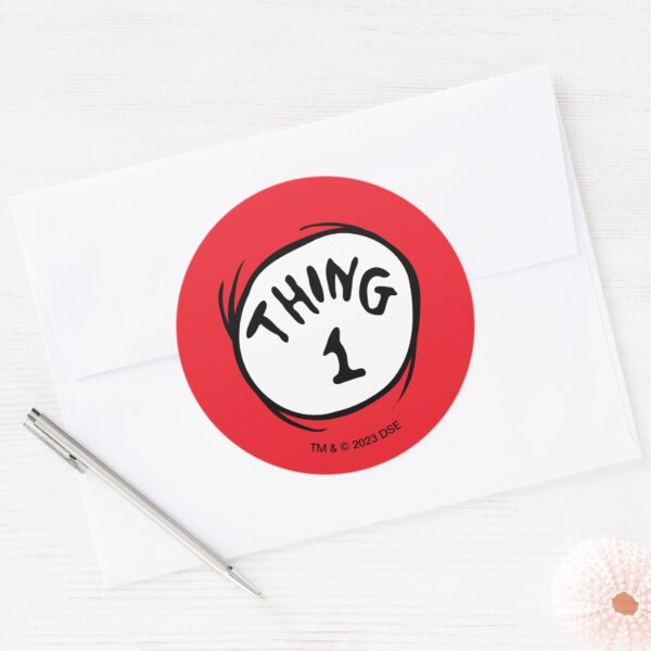 Dr._Seuss___Thing_One_Thing_Two_-_Thing_One_Classic_Round_Sticker_3 Dr. Seuss Thing One Thing Two Thing One Classic Round Sticker