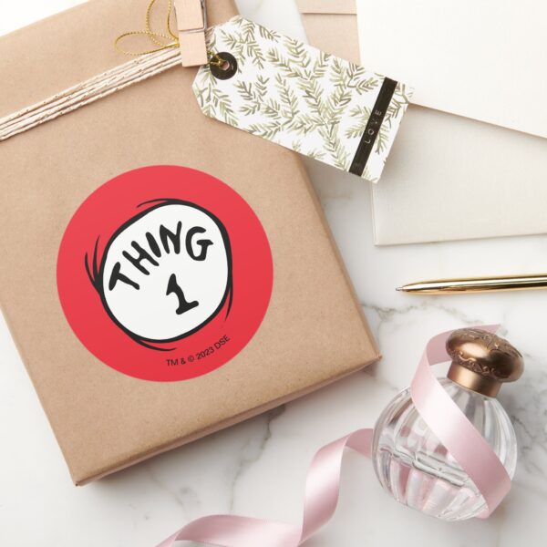 Dr._Seuss___Thing_One_Thing_Two_-_Thing_One_Classic_Round_Sticker_5 Dr. Seuss Thing One Thing Two Thing One Classic Round Sticker