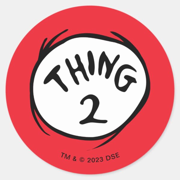 Dr._Seuss___Thing_One_Thing_Two_-_Thing_Two_Classic_Round_Sticker_1 Dr. Seuss Thing One Thing Two Thing Two Classic Round Sticker