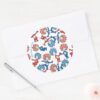 Dr._Seuss___Thing_One_Thing_Two_US_Flag_Pattern_Classic_Round_Sticker_3 Dr. Seuss Thing One Thing Two US Flag Pattern Classic Round Sticker