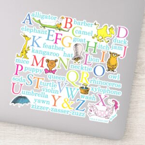 Dr. Seusss ABC Pattern With Words Sticker
