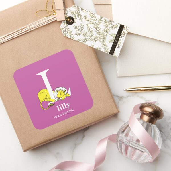 Dr._Seuss's_ABC__Letter_L_-_White___Add_Your_Name_Square_Sticker_5 Dr. Seusss ABC Letter L White Add Your Name Square Sticker