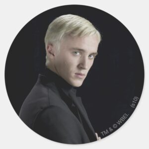 Draco Malfoy Arms Crossed Classic Round Sticker