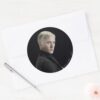Draco_Malfoy_Arms_Crossed_Classic_Round_Sticker_3 Draco Malfoy Arms Crossed Classic Round Sticker