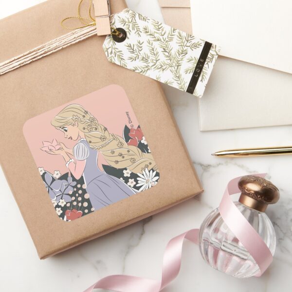 Dreamy_Rapunzel_in_Bloom_Square_Sticker_5 Dreamy Rapunzel In Bloom Square Sticker