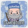 Dumbledore_Cartoon_Character_Art_Square_Sticker_1 Dumbledore Cartoon Character Art Square Sticker