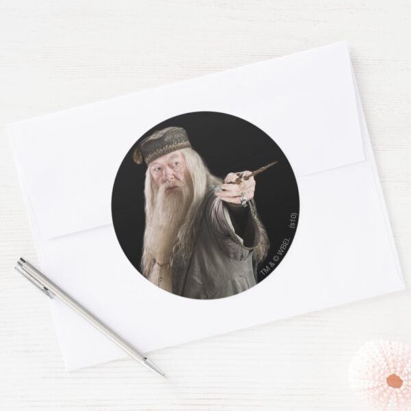 Dumbledore_Classic_Round_Sticker_3 Dumbledore Classic Round Sticker