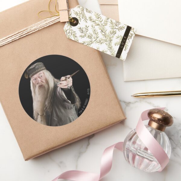Dumbledore_Classic_Round_Sticker_5 Dumbledore Classic Round Sticker