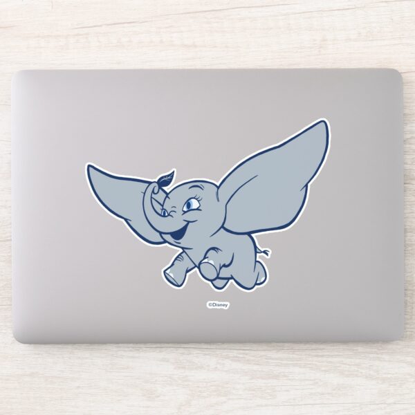 Dumbo___Cartoon_Dumbo_Flying_With_Feather_Sticker_8 Dumbo Cartoon Dumbo Flying With Feather Sticker