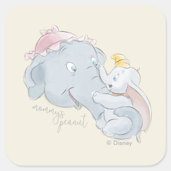 Dumbo___Mommy's_Peanut_Square_Sticker_1 Dumbo Mommys Peanut Square Sticker