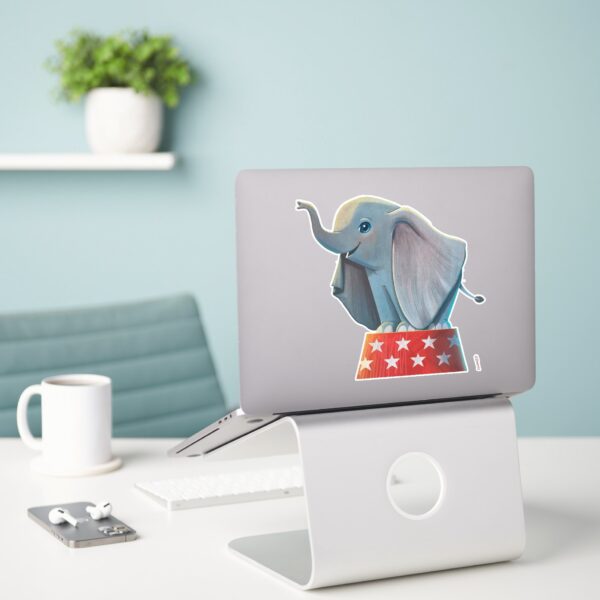 Dumbo___Smiling_Atop_Circus_Podium_Sticker_3 Dumbo Smiling Atop Circus Podium Sticker