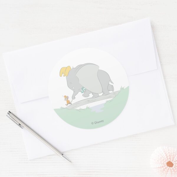 Dumbo_and_Timothy_Q._Watercolor_Classic_Round_Sticker_3 Dumbo And Timothy Q. Watercolor Classic Round Sticker