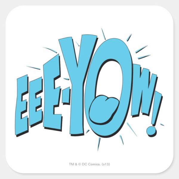 EEE-YOW!_SQUARE_STICKER_1 EEE YOW SQUARE STICKER