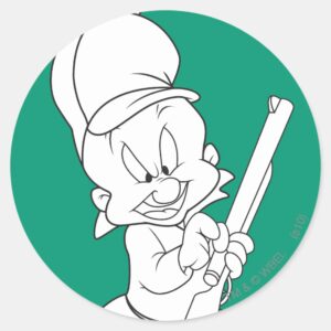 ELMER FUDD™ Hunting Classic Round Sticker