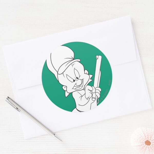 ELMER FUDD™ Hunting Classic Round Sticker