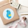 Easter_Cookie_Monster_Classic_Round_Sticker_5 Easter Cookie Monster Classic Round Sticker
