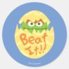 Easter_Oscar_the_Grouch_Classic_Round_Sticker_1 Easter Oscar The Grouch Classic Round Sticker