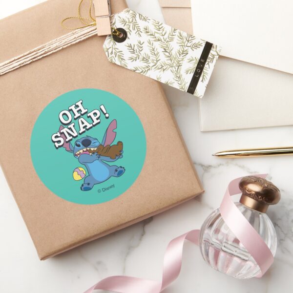 Easter_Stitch___Oh_Snap!_Classic_Round_Sticker_5 Easter Stitch Oh Snap Classic Round Sticker
