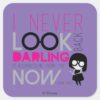 Edna_Mode_-_I_Never_Look_Back_Square_Sticker_1 Edna Mode I Never Look Back Square Sticker