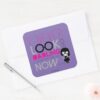 Edna_Mode_-_I_Never_Look_Back_Square_Sticker_3 Edna Mode I Never Look Back Square Sticker
