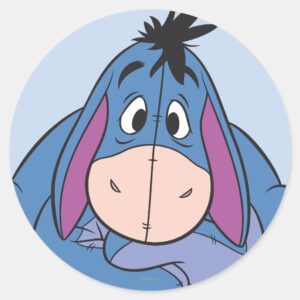 Eeyore 10 Classic Round Sticker