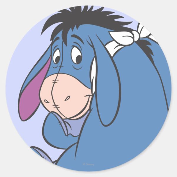 Eeyore_11_classic_round_sticker_1 Eeyore 11 Classic Round Sticker