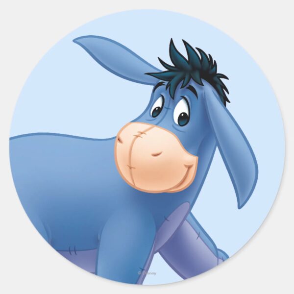 Eeyore_12_classic_round_sticker_1 Eeyore 12 Classic Round Sticker