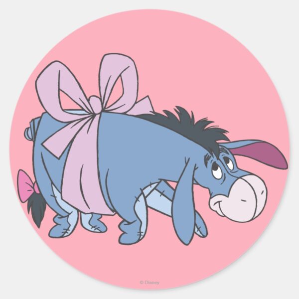 Eeyore_1_classic_round_sticker_1 Eeyore 1 Classic Round Sticker